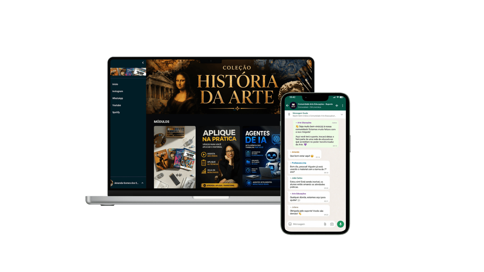 Acesso vitalício, atualizações, suporte e grupo exclusivo